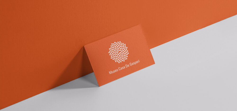 Brand identity Fondazione De Gasperi