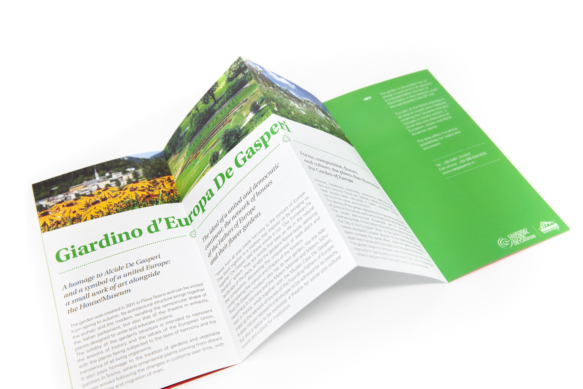 Brand identity Fondazione De Gasperi