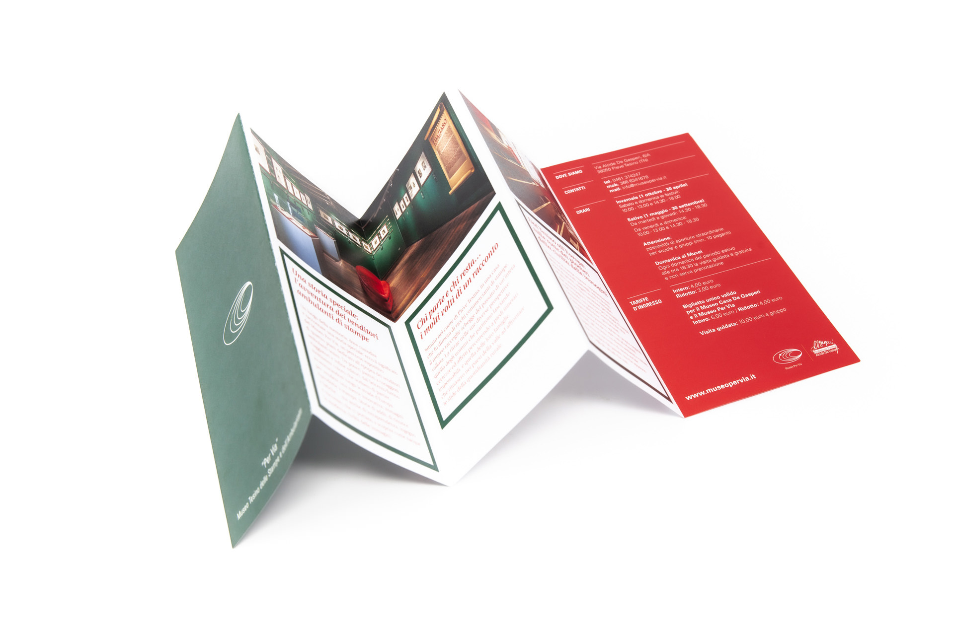 Brand identity Fondazione De Gasperi