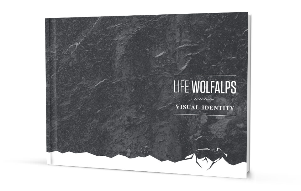 Brand identity Life Wolfalps