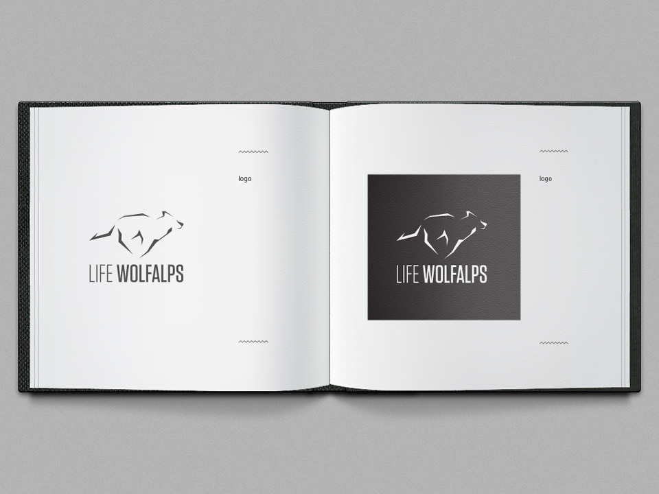 Brand identity Life Wolfalps
