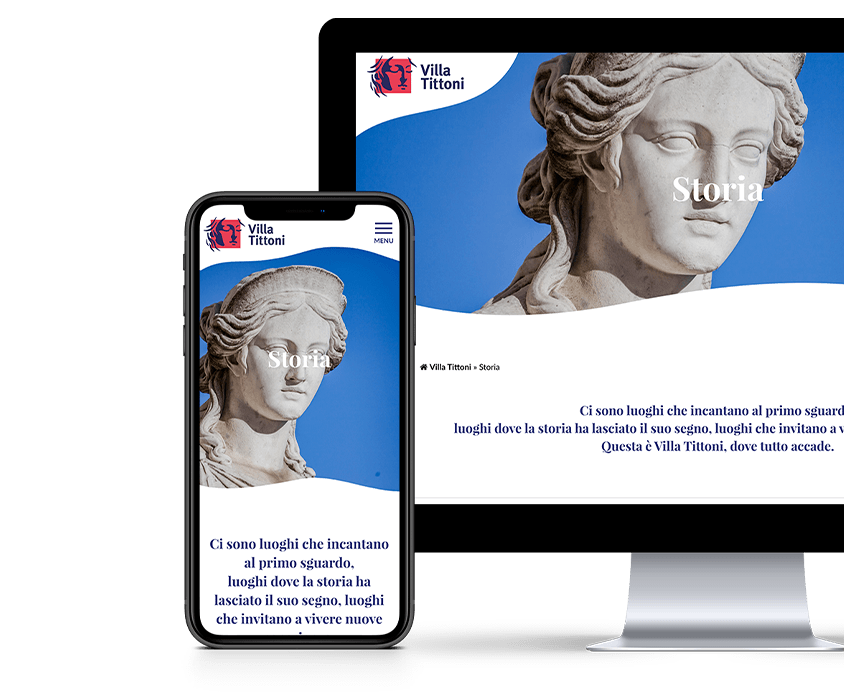 Brand identity Villa Tittoni