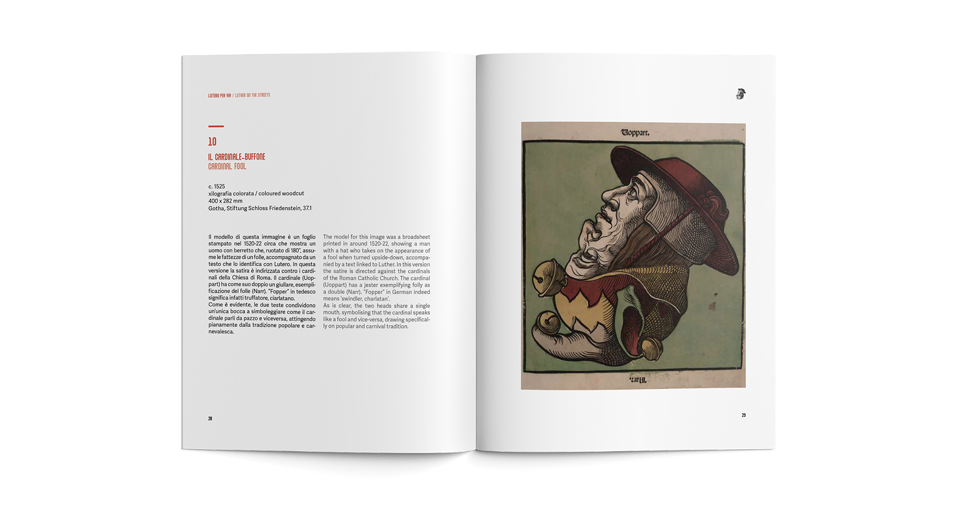 Progetto grafico Lutero per via